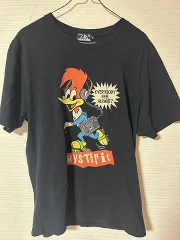 HYSTERIC GLAMOUR 우디 우드페커 티셔츠 L 사이즈
