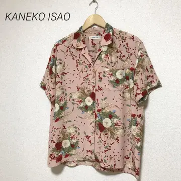 새상품급 KANEKO ISAO 카네코 이사오 꽃무늬 블라우스