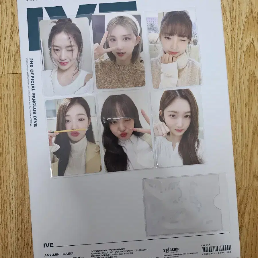 IVE 2nd Official Fanclub Dive Full Set Kit + Free Track | eBay