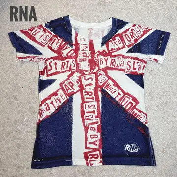 RNA RNA 유니언 잭 그래픽 티셔츠 M