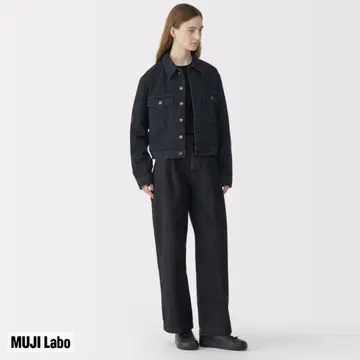 무인양품 Labo 다크 그레이 데님 자켓 S