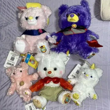 유니베어 시티 봉제 인형 토이스토리 배지 키체인