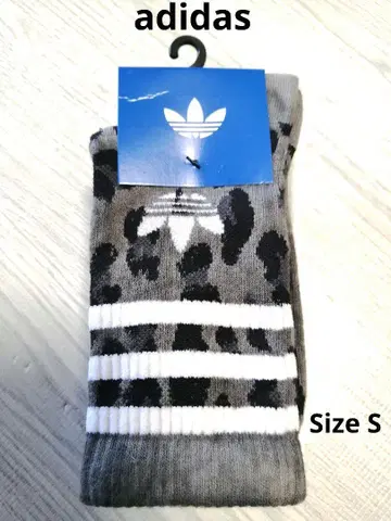 아디다스 오리지널 레오파드 크루 삭스 Size S 2PAC