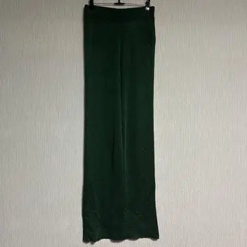jeanasis 지나시스 플레어 팬츠 그린 비침