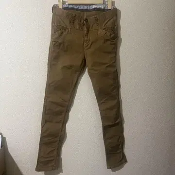 ANTGAUGE 라이트 브라운 스키니 팬츠