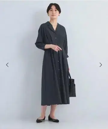 네이비 셔츠 원피스