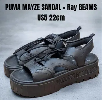 PUMA MAYZE 레이빔즈 별주 푸마 메이즈 샌들 22cm 통굽