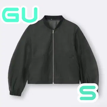 지유 시어 블루종 S 블랙