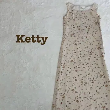 Ketty 케티 꽃무늬 슬리브리스 롱 원피스 23호 여름 체형 커버