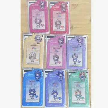 학교 아이돌 마스터 큐루팝 포토 카드 케이스 8종