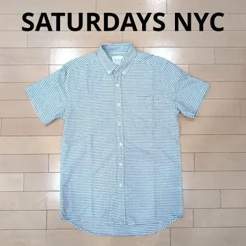 SATURDAYS NYC 새터데이즈 뉴욕 시티 버튼 다운 셔츠