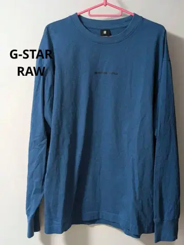G-STAR RAW 지스타 로우 다크 블루 계열 긴팔 티셔츠 롱T