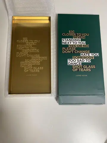 미개봉 정국 GOLDEN 액세서리 트레이 공식