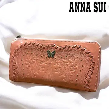 안나수이 ANNA SUI 장지갑 핑크 베이지
