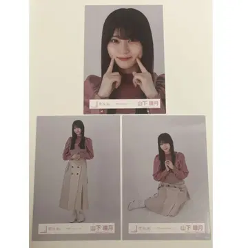 사쿠라자카46 야마시타 시즈키 브로마이드 컬러 니트 코디 요리 히키 앉아