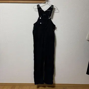 WCJ 블랙 오버롤