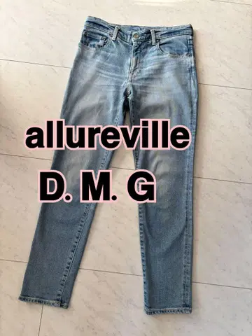 allureville D. M. G 라이트 블루 데님 팬츠 새상품급