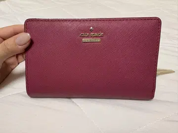 kate spade 케이트 스페이드 2단 폴더형 지갑 핑크