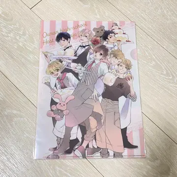오란 고등학교 호스트부 카페 신작 클리어 파일 세트 A4 사이즈