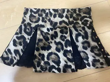 d.i.a. 레오파드 무늬 미니 스커트 치마바지