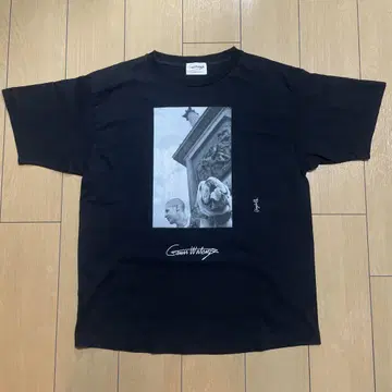 플래그 스태프 FLAGSTUFF 사진 티셔츠 블랙