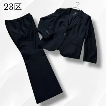 23구 셋업 비즈니스 정장 팬츠 수트 백 오픈 포멀 블랙