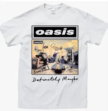 미사용 새상품 오아시스 Oasis 티셔츠/화이트