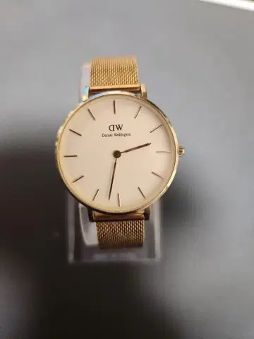 Daniel Wellington DW 골드 손목시계, 배터리 교환 완료