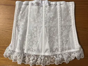 브라이덜 이너 화이트 레이스 코르셋