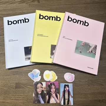 bomb 3 형태 세트 공식 트레이딩 카드 민지 세트