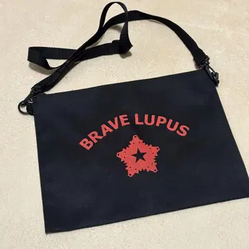 BRAVELUPUS 숄더백 블랙 파우치 럭비 도시바 굿즈