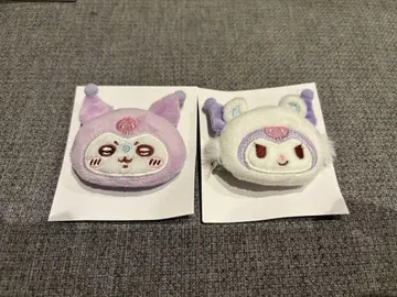 산리오 치이카와 (먼작귀) 시크릿 헤어 클립 쿠로미 모몽가