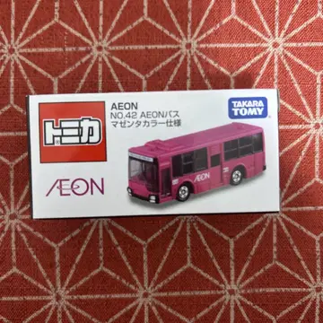 352 토미카 AEON No.42 AEON 버스 마젠타 컬러