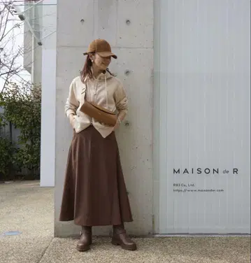 MAISON de R 메종 드 아르 코튼 캐시미어 니트 후드티
