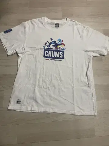 CHUMS ORION BEER 오리온 맥주 콜라보 티셔츠 반팔 XXL