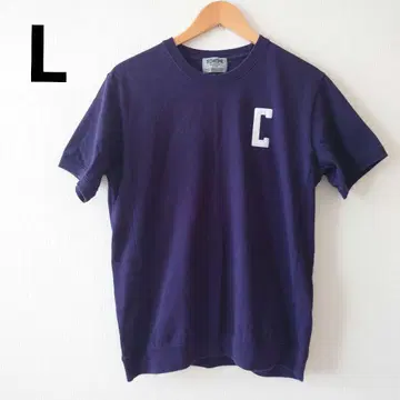 CHROME 크롬 네이비 C 티셔츠 L 사이즈 심플