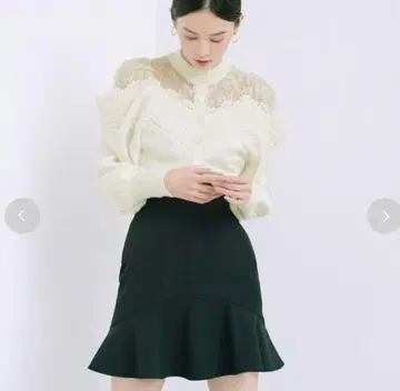 snide 레이스 니트 풀오버