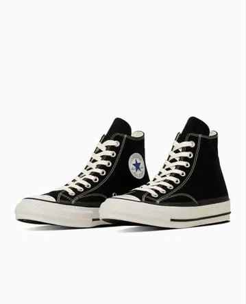 CONVERSE 척 테일러 캔버스 HI 블랙