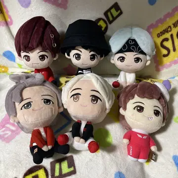 BTS 타이니탄 제일복권 mic drop 봉제 인형 세트