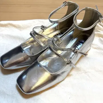 실버 펌프스 27cm 빅 사이즈