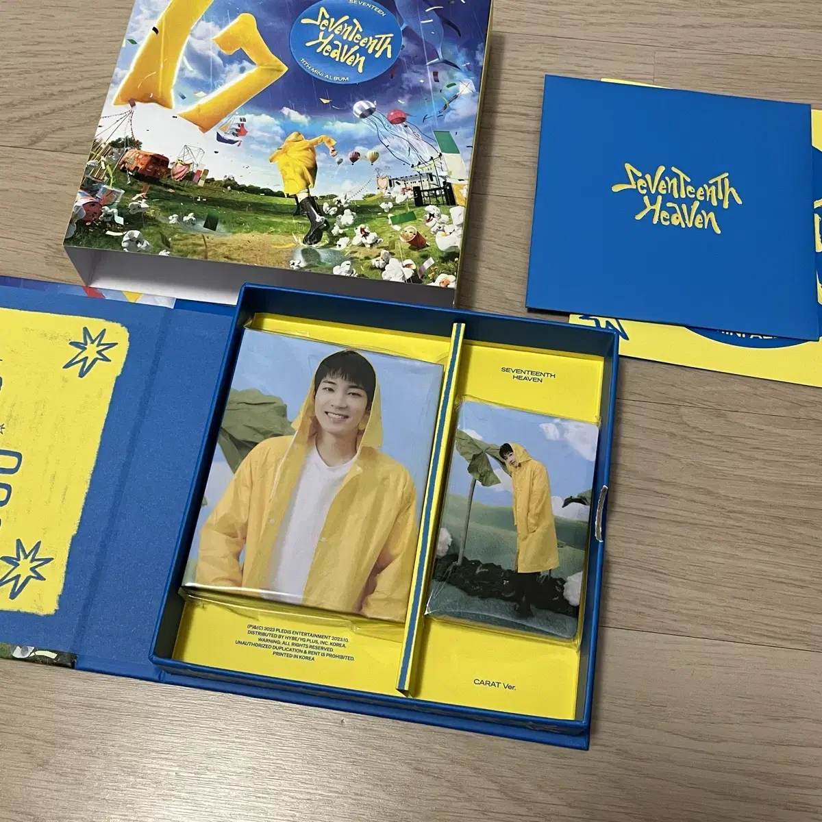 세븐틴 헤븐 캐럿반 원우 바인더 포카 양도