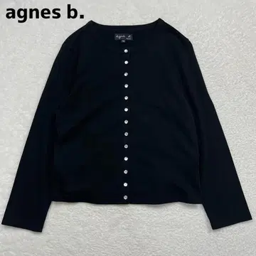 agnes b. 가디건 프레션 T3 블랙