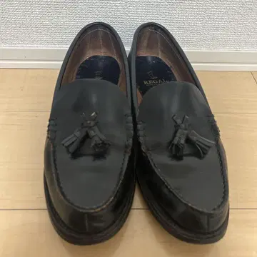 REGAL 블랙 태슬 로퍼