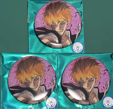 BLEACH WORLD 글리터 캔뱃지 쿠로사키 이치고