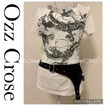 오즈 크로체 티셔츠 벨트 용 반팔 ozz crose 오즈 온