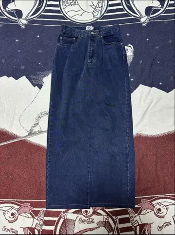 90년대~캘빈클라인 와이드 데님 팬츠 다크 네이비 배기
