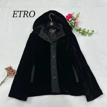 H15 새상품급 M 40 에트로 이탈리아제 벨로아 자켓 여성용