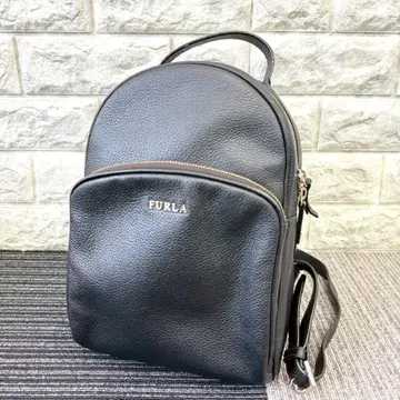 FURLA 훌라 가죽 백팩 블랙