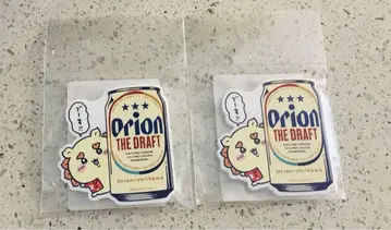 오리온 맥주 치이카와 (먼작귀) 콜라보 아크릴 마그넷 맥주 캔 시사 2개