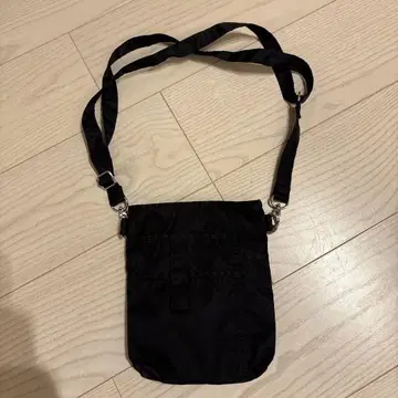 무인양품 펜 홀더가 달린 미니 숄더백 나일론